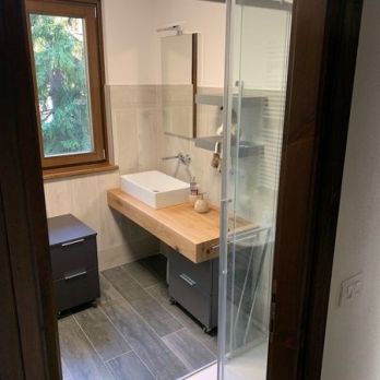 Ristrutturazione appartamento presso condominio a Bormio nel cuore delle Alpi